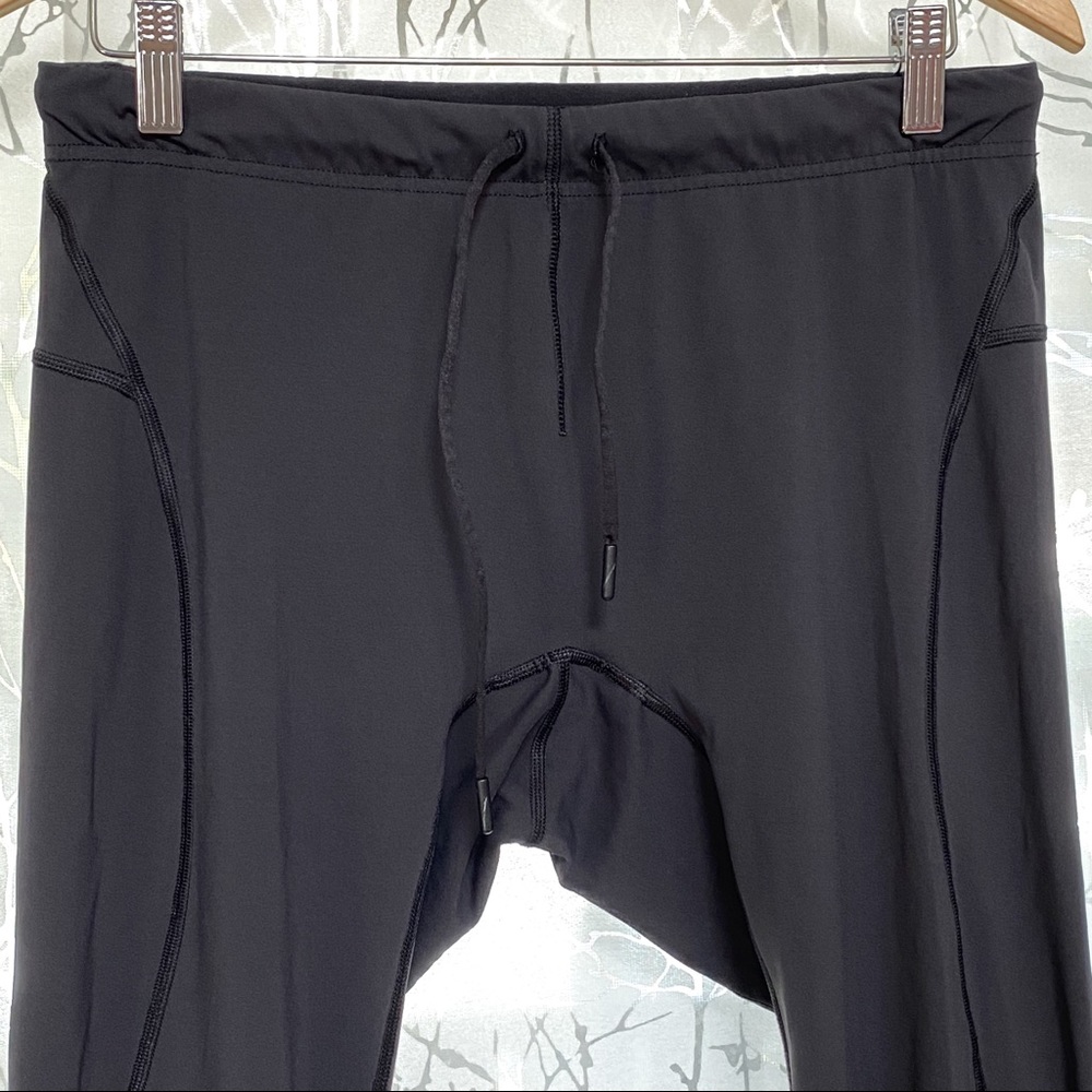 Lululemon mens all black compression long tights leggings pants - Picture 4 of 7